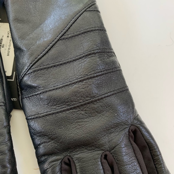 Ur Powered Leather Moto Fleece Lined Gloves S/M - Picture 13 of 16